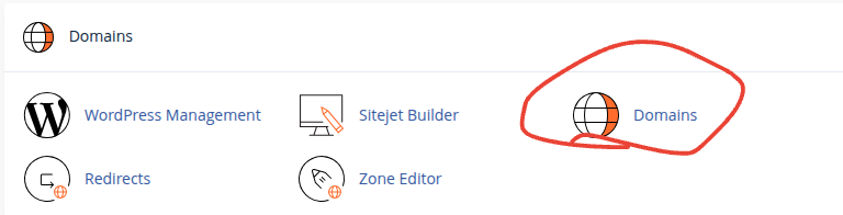 InMotion cPanel Add Domain